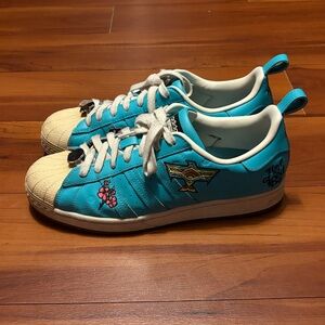 Adidas Arizona Superstar Have An Iced Day Teal White Men’s GZ2871 Sz 9.5